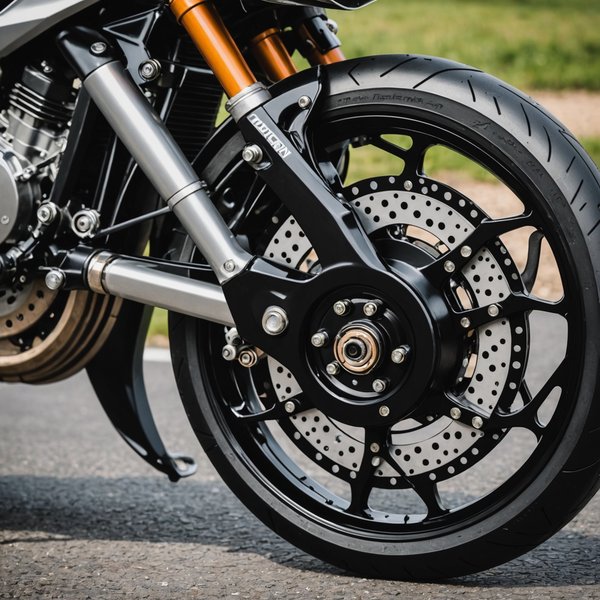 Comment améliorer la performance de freinage d'une moto de route en ajoutant des disques de frein ventilés?