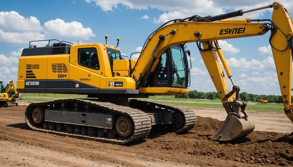 Tuyau excavatrice : efficacité et maniabilité au chantier